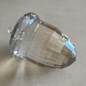 Crystal Acorn Paperweight